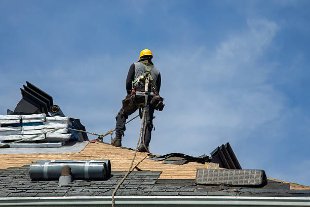Professional Storm Damage Roof Repair technician working in Baldwinsville, NY